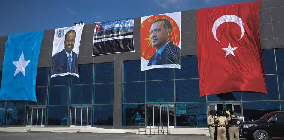Built by a Turkish company: The new terminal of Aden Adde International Airport in Mogadishu, Somalia. January 25, 2015